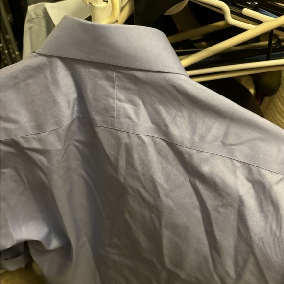 thomas dean Mens Dress Shirt Light Blue 100% Cotton 15R 32-33 NWOT - Picture 3 of 12